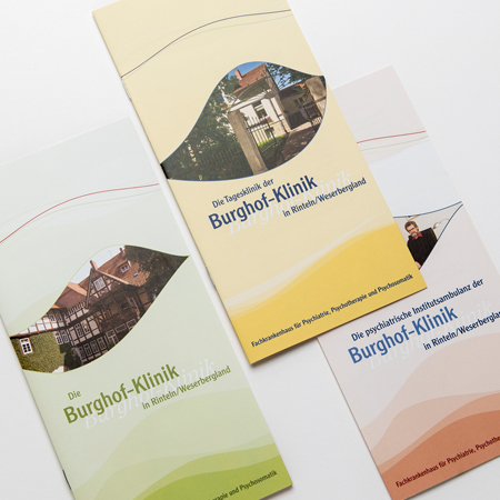 Informationsflyer der Burghofklinik Rinteln