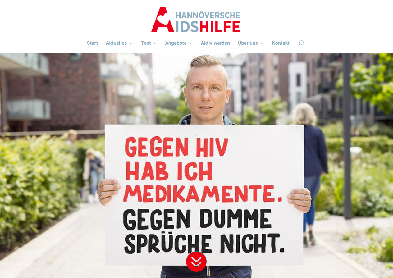 Website Hannoversche Aidshilfe